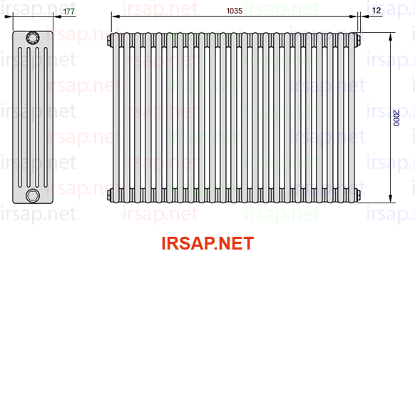 Радиатор IRSAP Tesi 52000/23 T23 CL 01